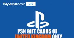 PlayStation gift card UK United kingdom Region only